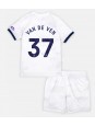 Tottenham Hotspur Micky van de Ven #37 Domácí dres pro děti 2023-24 Krátký Rukáv (+ trenýrky)